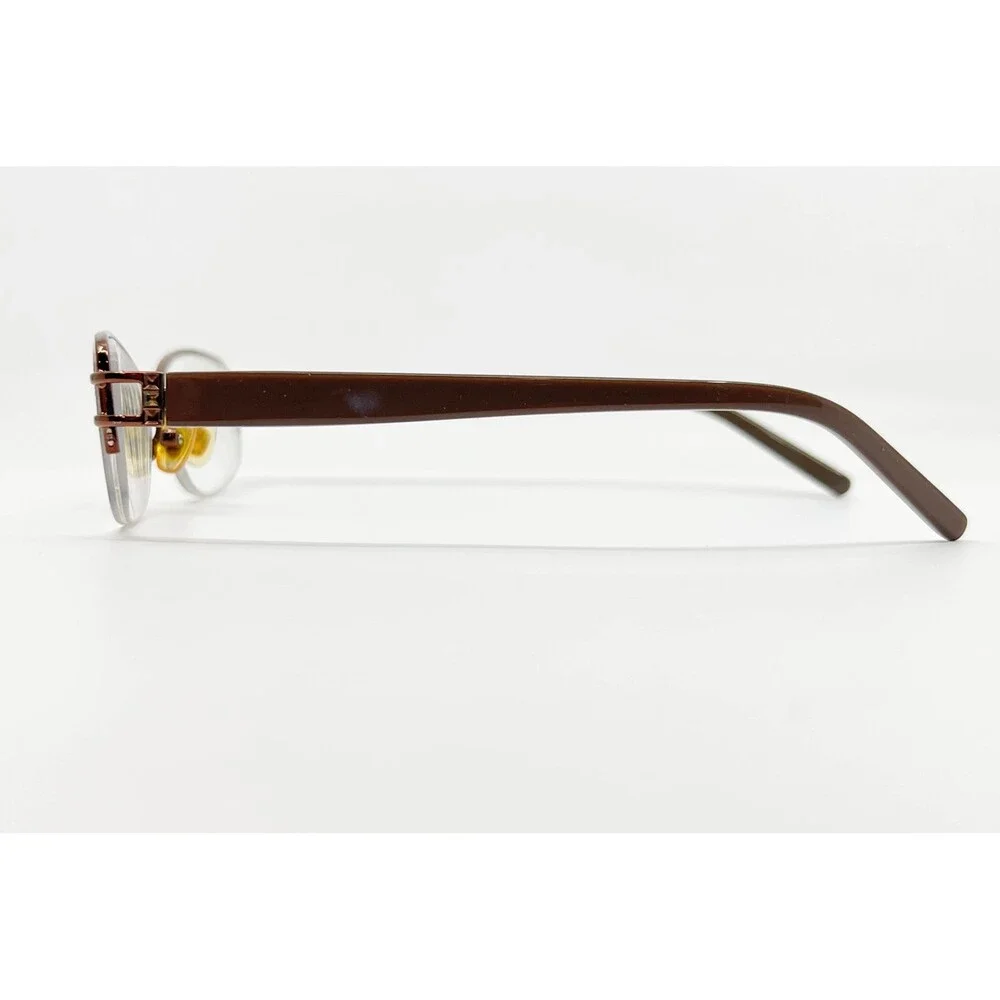 ClearVision Eyeglass Frames Womens Copper Semi-Rimless CL 728 48-17-135